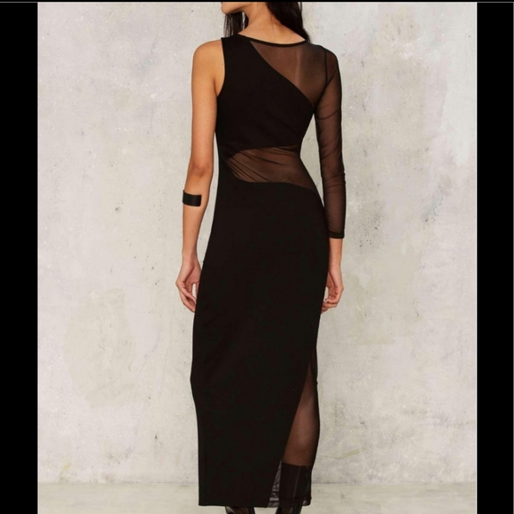 Nasty Gal On Your Side Mesh Maxi Dress - Picture 3 of 3
